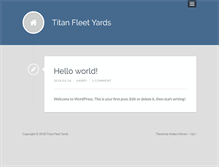 Tablet Screenshot of fleetyard.net